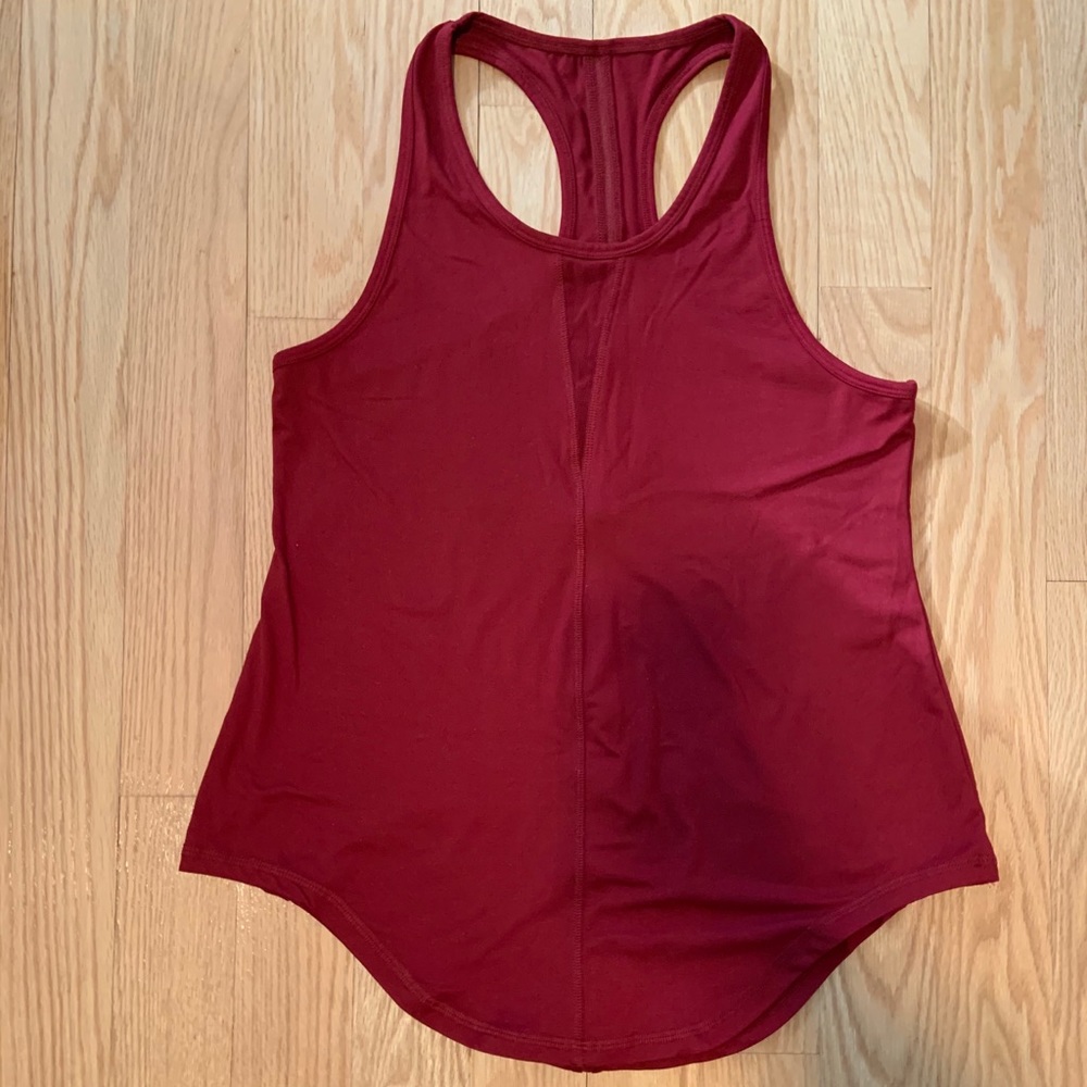 Zyia Active Cranberry Effortless Tank Long